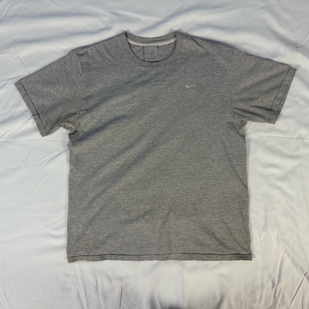 Nike Men's Gray Mini Swoosh T-Shirt